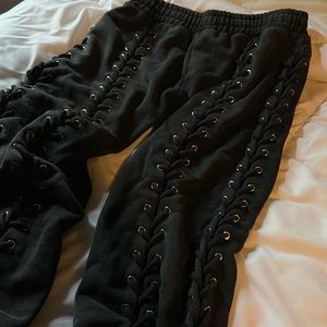 Hidden Cult Lace Up Sweatpants size XL